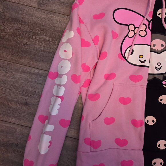 RARE sought after My melody/Kuromu split hoodie by Dumbgood - Picture 3 of 7